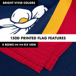 Load image into Gallery viewer, G128 Combo Pack: 6 Feet Tangle Free Spinning Flagpole (Silver) Mississippi MS State Flag 3x5 ft Printed 150D Brass Grommets (Flag Included) Aluminum Flag Pole