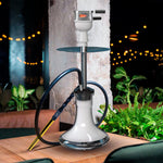 Load image into Gallery viewer, Premium Hookah Hose with Mouthpiece 60 Long Silicone Water Pipe Hose Washable with 15 Aluminum Easy Grip Mouthpiece Modern Design Handle Won't Rust or Ghost Hookah Hose Silicone