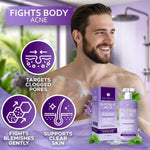 Load image into Gallery viewer, Glycolic Acid Body Wash 16 Fl Oz Exfoliating AHA Liquid Soap for Rough and Bumpy Skin Gentle Exfoliant Bump and Lump Eraser Formula