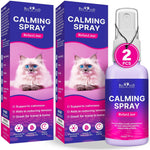 Load image into Gallery viewer, Calming Pheromone Spray Scratch Repellent for Cats 100 ml 2 pack Reduces Scratching Furniture Pee During Travel Fireworks Thunder Vet Zone Helps with Stress Fighting Hiding