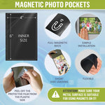 Load image into Gallery viewer, 10 pack 4x6 Magnetic Picture Frames for Refrigerator Magnet Picture Frames