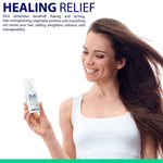 Load image into Gallery viewer, D5.6 Professional Anti Dandruff Treatment with Tea Tree Oil Salicylic Acid and Zinc (2.53 fl oz) Natural Itchy Scalp Lotion Relief for Women and Men