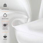 Load image into Gallery viewer, 2 Square Tablecloth Covers 52x52 Inch Table Cloths for Square or Round Table
