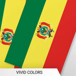 Load image into Gallery viewer, G128 Bolivia Bolivian Bunting Banner  Flag 8.2 x 5.5 Inch, Full String 33 Feet  Printed 150D Polyester, Decorations For Bar, School, Festival Events Celebration