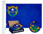 Load image into Gallery viewer, Nevada State Flag 210D Embroidered Polyester 3x5 Ft  Double Sided 2ply