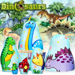 Load image into Gallery viewer, Stacking Dinosaur Nesting Dolls Set 6 pcs Dinosaur Decor for Dinosaur Lovers
