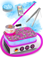 Load image into Gallery viewer, Pink Portable Hookah Set With Everything And Case with Tattoo Pattern