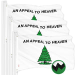 Load image into Gallery viewer, G128 3 Pack: An Appeal to Heaven Flag  3x5 Ft  ToughWeave Series Embroidered 300D Polyester  Historical Flag, Embroidered Design, Indoor/Outdoor, Brass Grommets