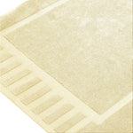 Load image into Gallery viewer, Luxury Bath Mat Floor Towel Set Absorbent Cotton 22x34 inch 2 Pack Beige Color
