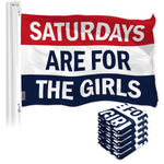 Load image into Gallery viewer, Saturdays are for The Girls 3x5 Ft 5Pack Printed 150D Polyester By G128