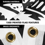 Load image into Gallery viewer, G128 Combo Pack: Flag Pole 6 FT Silver Tangle Free &amp; Join or Die Black Flag 3x5ft 150D Printed Polyester