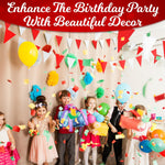 Load image into Gallery viewer, Triangle Banner Flags for Party Supplies   100ft White and Red Party Decorations Carnival Pennant Banner Flags on String