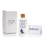 Load image into Gallery viewer, Kseniya Revta Anniversary Present for Her &amp; Him Valentines Day Romantic Gift to Boyfriend Girlfriend Message I Love You Gifts Wife Husband (Moon in Big Bottle I Love You Gift Bottle)