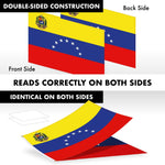 Load image into Gallery viewer, G128 Combo Pack: 6 Ft Tangle Free Aluminum Spinning Flagpole (Black) &amp; Venezuela 7 Stars Venezuelan Flag 3x5 Ft, ToughWeave Series Double Sided Embroidered 210D Polyester  Pole with Flag Included
