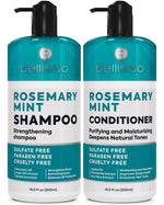 Load image into Gallery viewer, Rosemary Oil and Mint Shampoo and Conditioner Set Sulfate Free with Peppermint