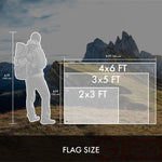 Load image into Gallery viewer, Oregon OR State Flag 3x5 Ft 2Pack Doublesided Embroidered Polyester By G128