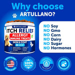 Load image into Gallery viewer, Dog Allergy Relief Chews   Itching Skin Relief for Dogs   Fish Oil   Omega 3