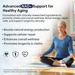 Load image into Gallery viewer, NAD Capsules Resveratrol Liposomal Nicotinamide Riboside Quercetin Vitamin B3 NAD Supplement for Women and Men Anti Aging Boost Focus and Energy Cell Regeneration Supplement 120 Capsules