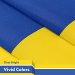 Load image into Gallery viewer, Ukraine Ukrainian Flag 3x5 Ft 2Pack Printed 150D Polyester Kyiv Kiev