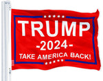 Load image into Gallery viewer, Trump 2024 Election Take America Back Red Flag  3x5 Ft  LiteWeave Pro Series