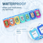 Load image into Gallery viewer, Weekly Medicine Pill Organizer Waterproof 7 Day Large Pill Box Daily Pill Case