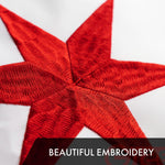 Load image into Gallery viewer, G128 Chicago Flag 3x5 Ft 3Pack Embroidered 300D Embroidered Stars, Sewn Stripes, Brass Grommets, Indoor/Outdoor, Vibrant Colors, Quality Polyester