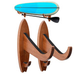 Load image into Gallery viewer, Surfboard Rack Holder Hooks Ash Tree Wood Eco Friendly Display Natural Finish