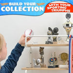 Load image into Gallery viewer, Acrylic Baseball Holder Baseball Display Stand Sturdy Transparent Design Easy to Assemble for Golf Ball Tennis Ball Softball Suitable for Home &amp; Office Display