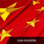 Load image into Gallery viewer, China Chinese Flag 3x5 Ft 3Pack Embroidered Polyester By G128