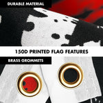 Load image into Gallery viewer, G128 Combo Pack: 6 Ft Tangle Free Aluminum Spinning Flagpole (Black) &amp; We the People American Flag 3x5 Ft, LiteWeave Pro Series Printed 150D Polyester  Pole with Flag Included