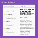 Load image into Gallery viewer, Brain Supplements for Memory and Focus L Theanine Ginkgo Biloba 60 Capsules