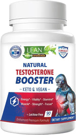 Load image into Gallery viewer, Testosterone Booster for Men Keto Vegan Total Male Test Supplement Tongkat Ali Horney Goat Weed Tribulus Terrestris D Aspartic Acid Boron Plus Zinc DHEA Enhance Max Mood Build Muscle Pills 90 Caps