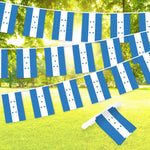 Load image into Gallery viewer, G128 Honduras 	Honduran Bunting Banner  Flag 8.2 x 5.5 Inch, Full String 33 Feet  Printed 150D Polyester, Decorations For Bar, School, Festival Events Celebration
