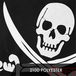 Load image into Gallery viewer, G128 10 Pack: Pirate Jolly Roger Swords Flag  16x24 In  ToughWeave Series Embroidered 300D Polyester  Novelty Flag, Embroidered Design, Indoor/Outdoor, Brass Grommets