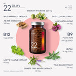 Load image into Gallery viewer, Natural Hormone Balance for Women PMS Relief with Siberian Rhubarb Wild Yam