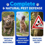 Load image into Gallery viewer, Flea Treatment for Cats   Natural Flea and Tick Prevention Supplement for Cats Kittens   Chewable Daily Oral Pills with Vitamins   135 Soft Chews   Skin &amp; Coat Dental treats Digestion   Made in USA