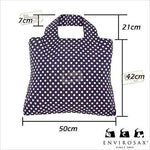 Load image into Gallery viewer, Envirosax Blue Floral Rolling Stone Reusable Shopping Bag