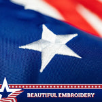 Load image into Gallery viewer, G128 10Pack: American USA Windsock  60 Inch  Embroidered 210D Polyester, Patriotic Hanging Decoration