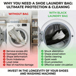 Load image into Gallery viewer, Shoe Washing Machine Bag 2 Pack for Washer &amp; Dryer Thick Padded Sneaker Laundry Bags with Mesh Panels Zipper Protective Shoe Washer Bag for Running &amp; Gym Shoes