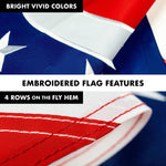 Load image into Gallery viewer, G128  6 Feet Tangle Free Spinning Flagpole (Silver) Ohio Flag Brass Grommets Embroidered 3x5 ft (Flag Included) Aluminum Flag Pole