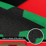 Load image into Gallery viewer, G128 3 Pack: Afro American Black Liberation BLM Flag  3x5 Ft  LiteWeave Pro Series Printed 150D Poly  Indoor/Outdoor, Vibrant Color, Brass Grommets, Thicker and More Durable Than 100D Polyester