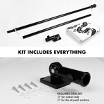 Load image into Gallery viewer, Combo Pack Flag Pole 6 FT Black Tangle Free and Join or Die White Flag 3x5 FT