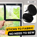 Load image into Gallery viewer, Hook and Loop Tape Roll with Heavy Duty Adhesive Industrial Strength 1 in x30 ft