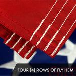 Load image into Gallery viewer, G128 Combo Pack: American USA Flag 2x3 Ft &amp; North Carolina State Flag 2x3 Ft  Both ToughWeave Series Embroidered Polyester, Embroidered Design, Indoor/Outdoor, Brass Grommets