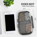 Load image into Gallery viewer, Medicine Pill Organizer for Travel Airtight Pill Box Large Vitamin Organizer