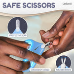 Load image into Gallery viewer, Baby Nail Trimmer Blue Electric USB Rechargeable Nail Clippers with Led Light