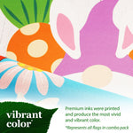 Load image into Gallery viewer, G128 Garden Flag Set Holiday Gnomes 12x18 6 pieces Blockout Fabric