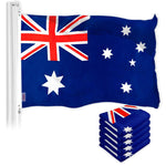 Load image into Gallery viewer, Australia Australian Flag 3x5 Ft 5Pack 150D Printed Polyester By G128