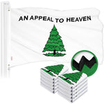 Load image into Gallery viewer, G128 10 Pack: An Appeal to Heaven Flag  3x5 Ft  ToughWeave Series Embroidered 300D Polyester  Historical Flag, Embroidered Design, Indoor/Outdoor, Brass Grommets