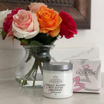 Load image into Gallery viewer, Honeysuckle Scent Organic Whipped Body Butter Vegan 24 Hr Hydration 8 fl oz